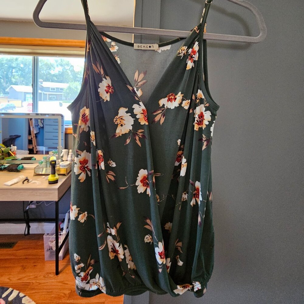 Niomie Surplice Knit Tank